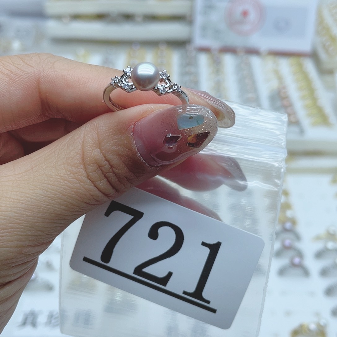 淡水珍珠珠宝奇石合金721