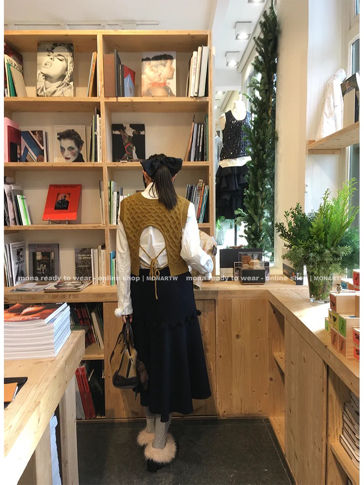 MONA 100羊毛 小香风高级感黑色米色时尚外套女小个子 秋冬新款