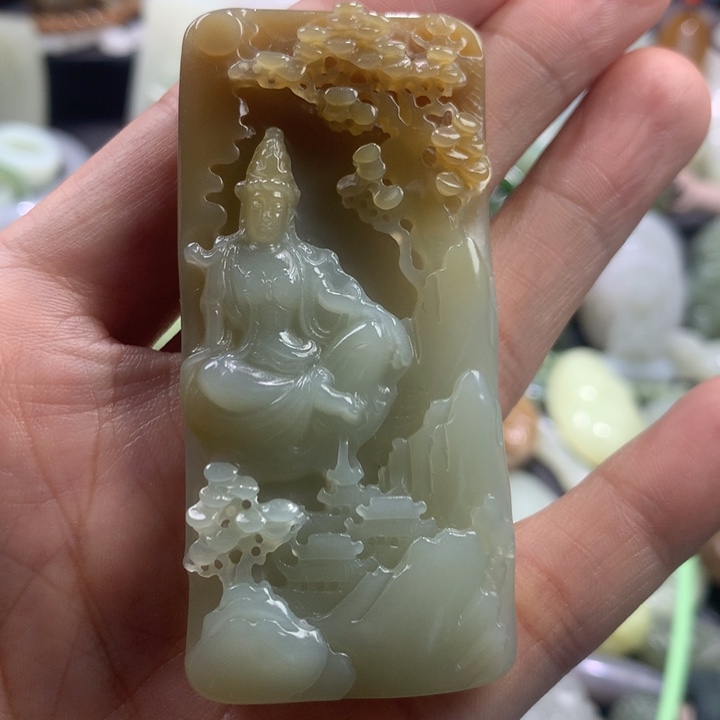 和田玉颈饰未镶嵌