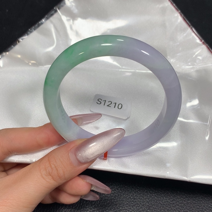 翡翠未镶嵌手镯S1210-04