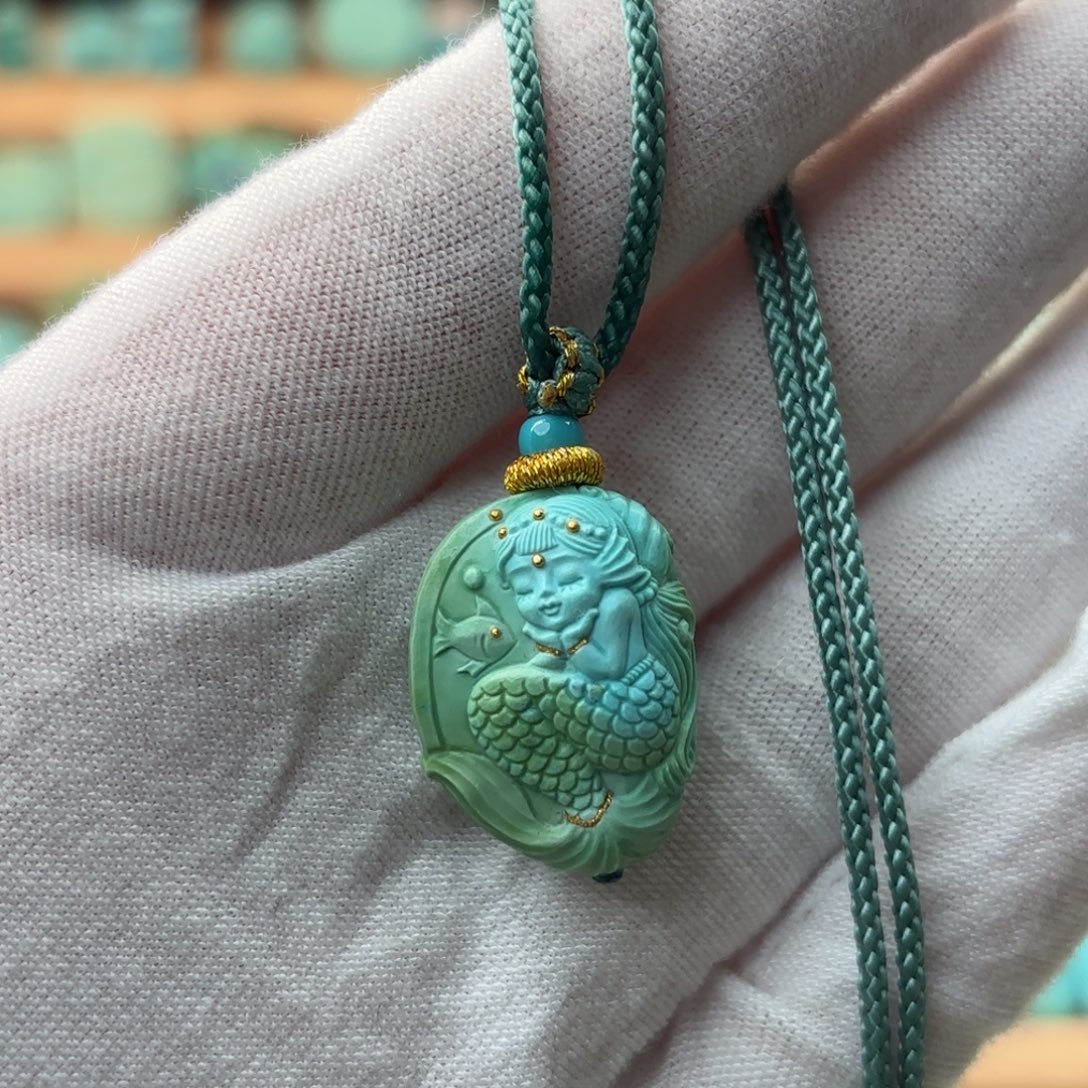 绿松石未镶嵌配饰