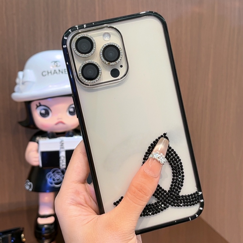 【高透升级点钻】新版C家透明点钻适用于iPhone16/15/14手机壳女款