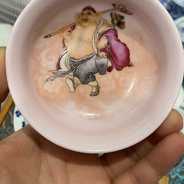摆件陶景德镇陶瓷主人杯13455