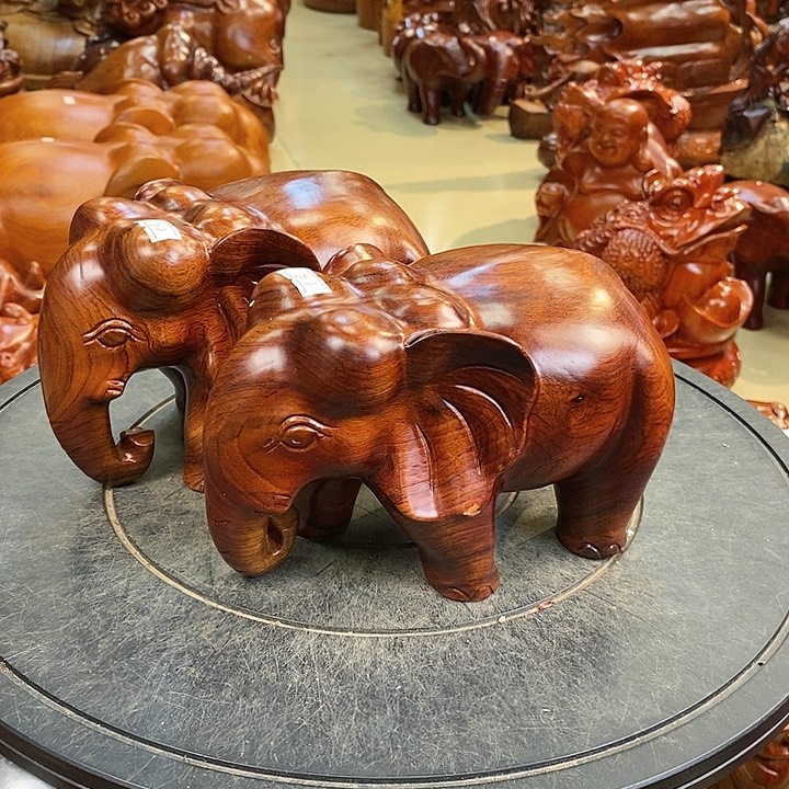 大果紫檀（缅甸花梨）缅甸花梨木大象