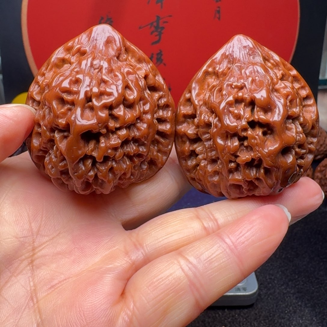 文玩核桃把件官帽