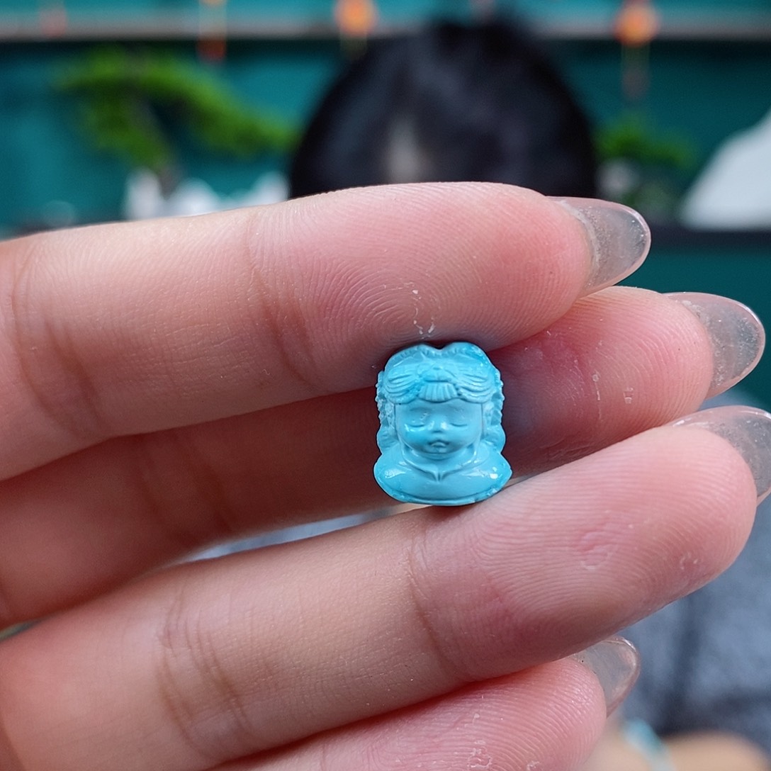 绿松石珠宝奇石未镶嵌