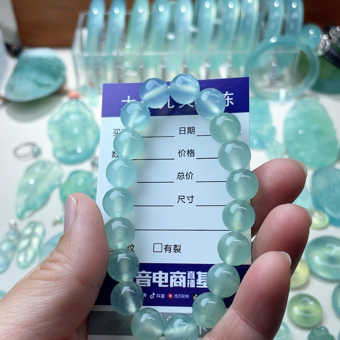 蛇纹石玉手链未镶嵌