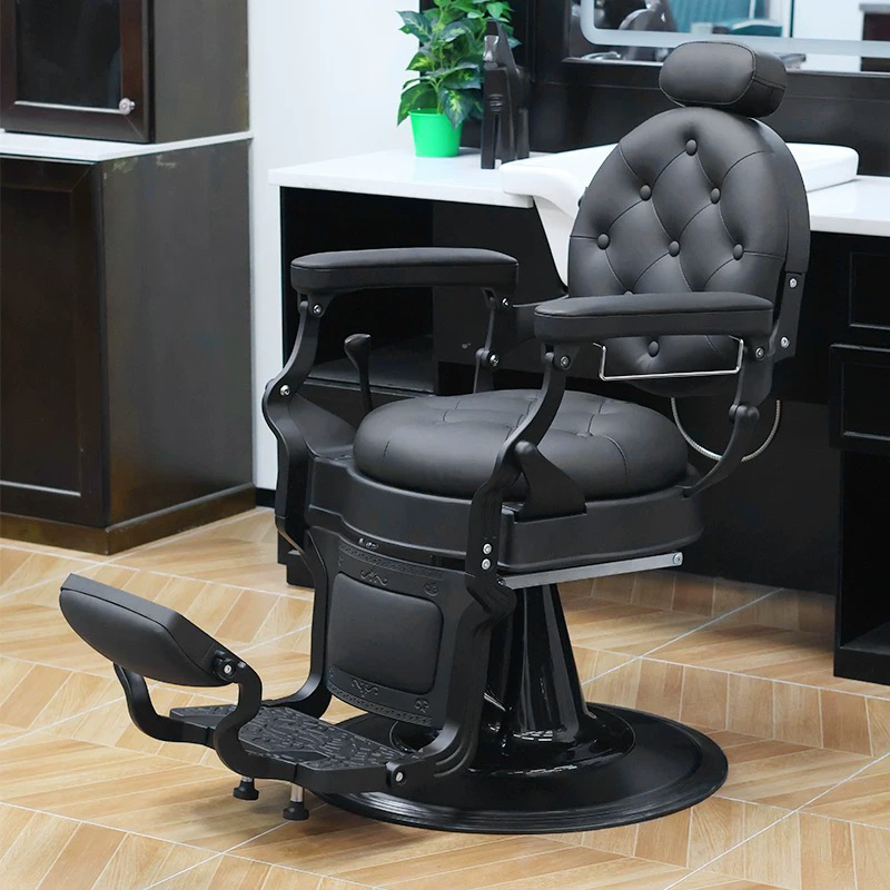 复古高端可放倒男士油头美发椅理发店发廊专用理发店椅子男士椅