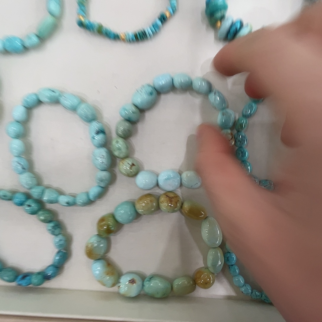 绿松石合金手链不退不换