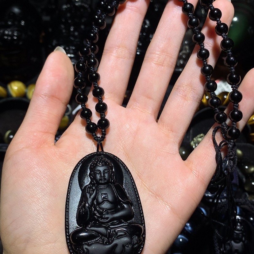 【闪购商品】未镶嵌黑曜岩珠宝奇石云