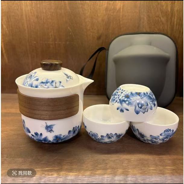 KK0238-蝶恋花旅行快客杯（带包）