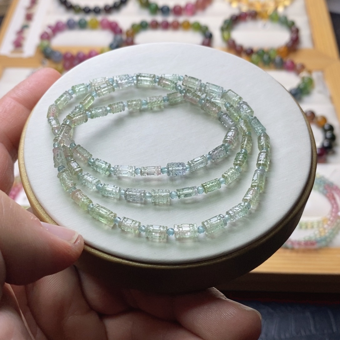 未镶嵌碧玺手链碧玺