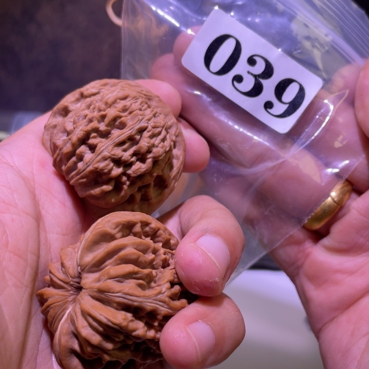 詩***方吊坠文玩核桃039平谷楼