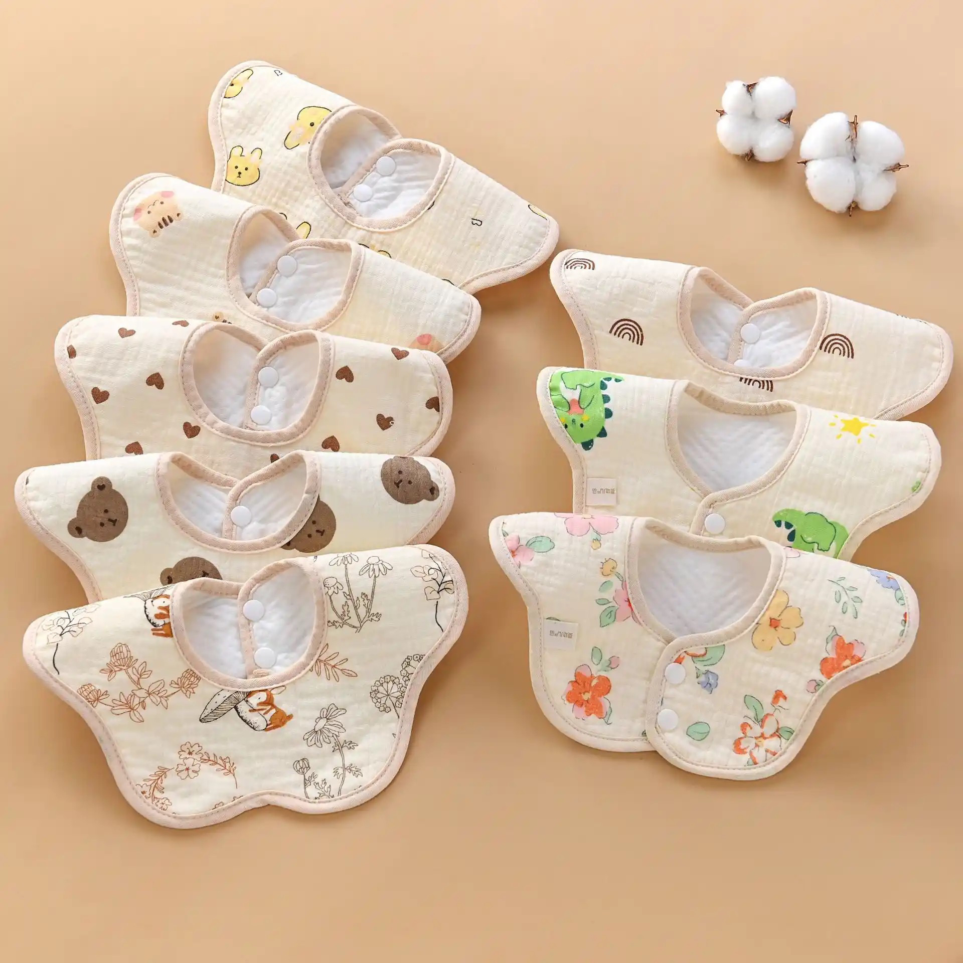 菲恬家口水巾（谷栗家居服）