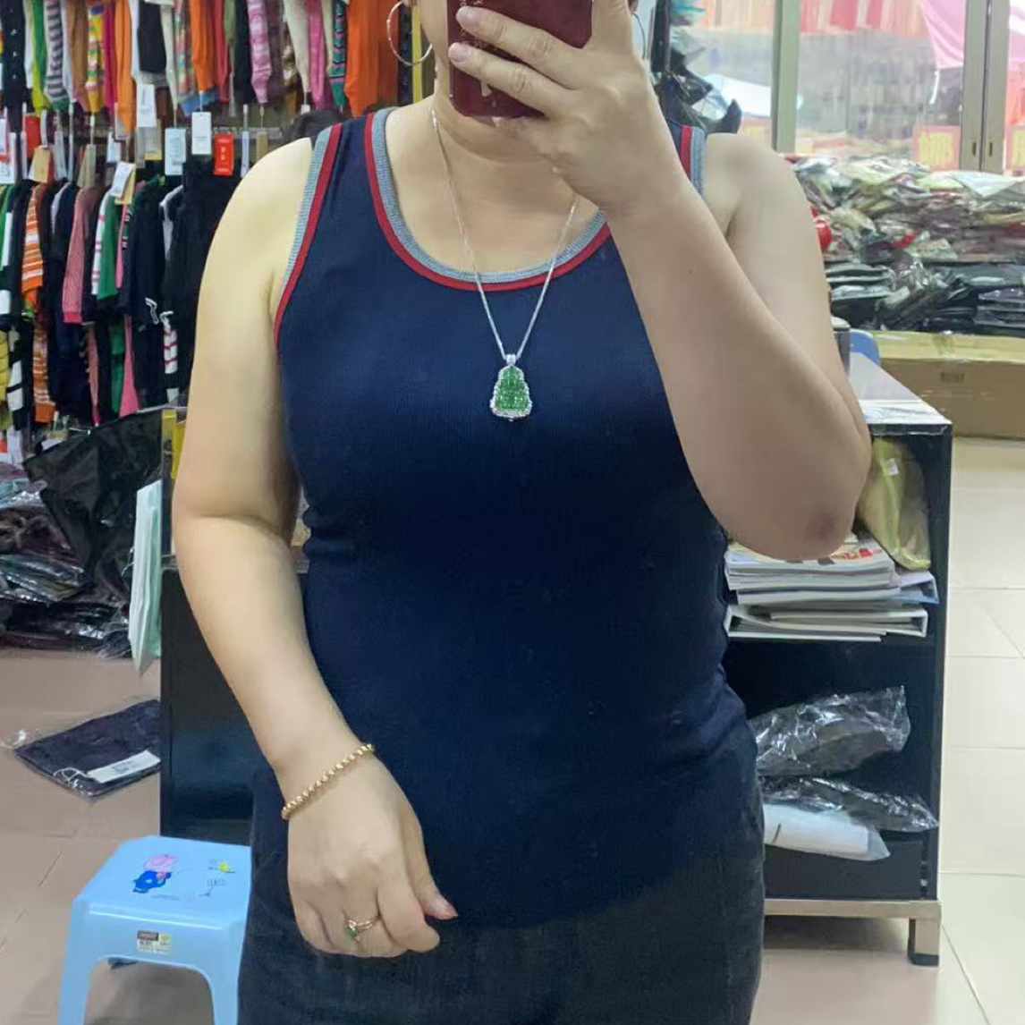 【成田细娜服装】秋季新款撞色拼接吊带背心女韩版时尚修身百搭