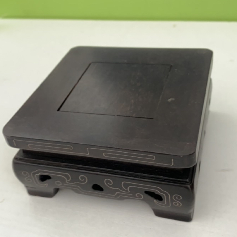 杯垫壶承展示木色底座