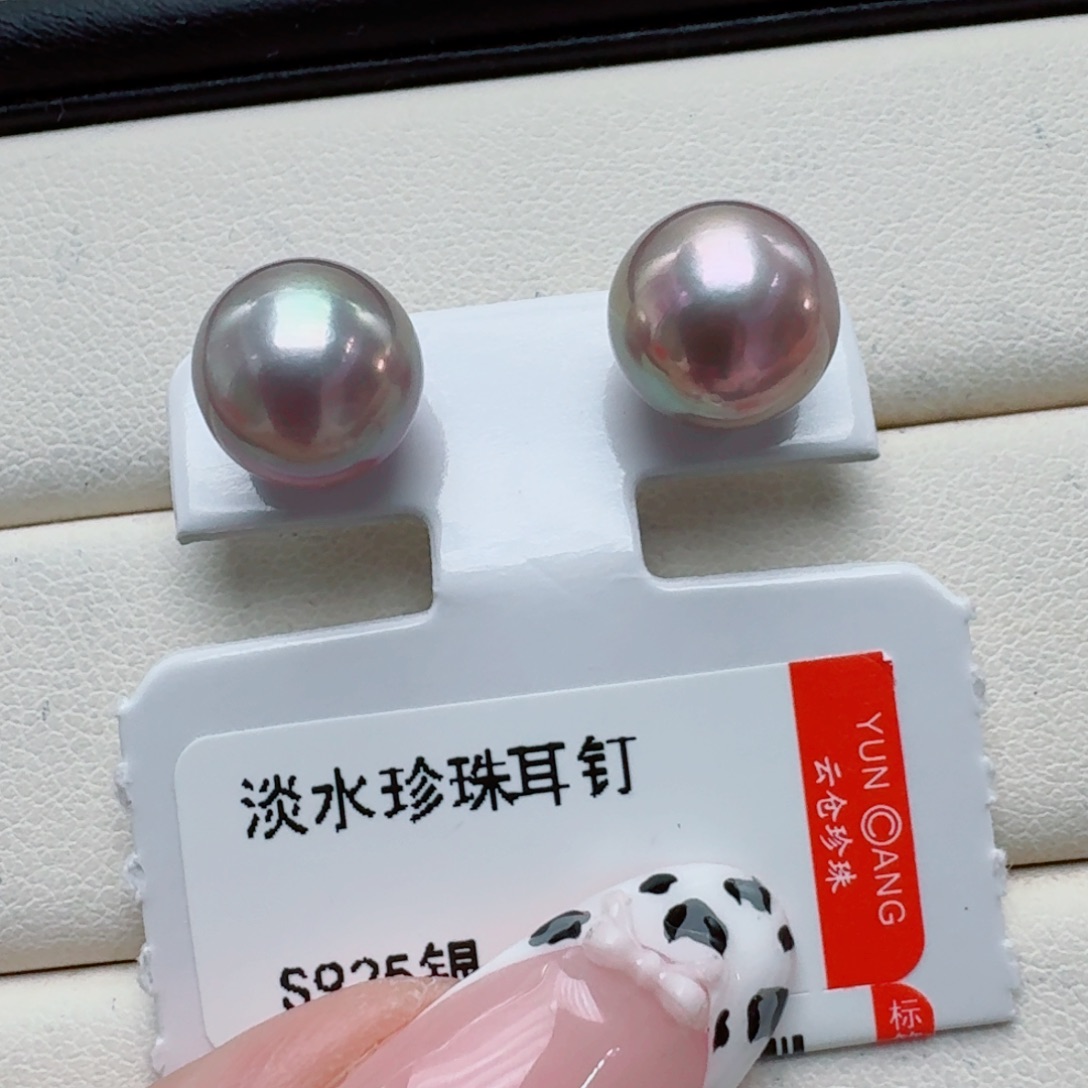 耳饰淡水珍珠银S925镶嵌@@tt018