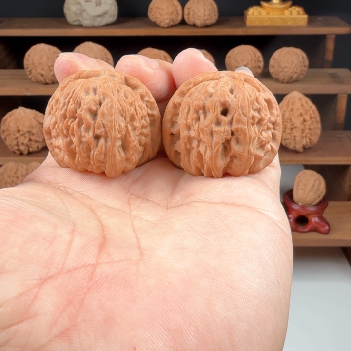 手串文玩核桃白狮子39/38.5/33