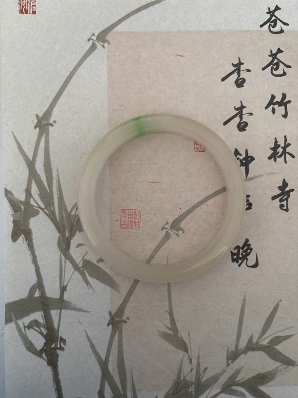 X919-五六加冰润晴水一口翠缅甸翡翠手镯时尚