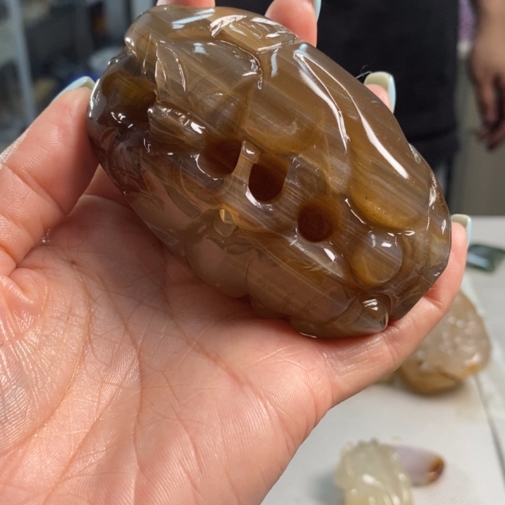 玛瑙/玉髓未镶嵌吊坠(不含链)