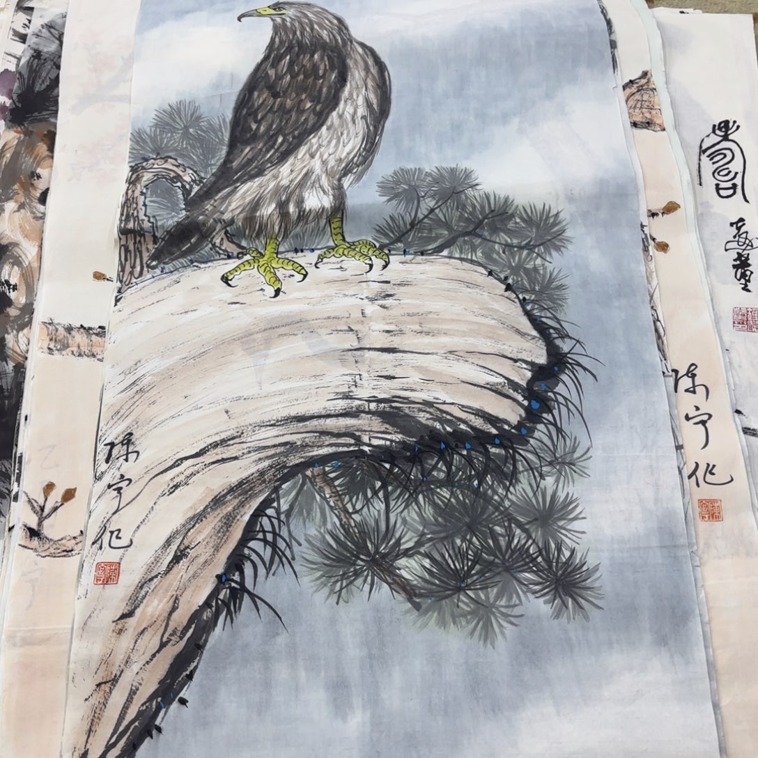 国画国画老师作品刘