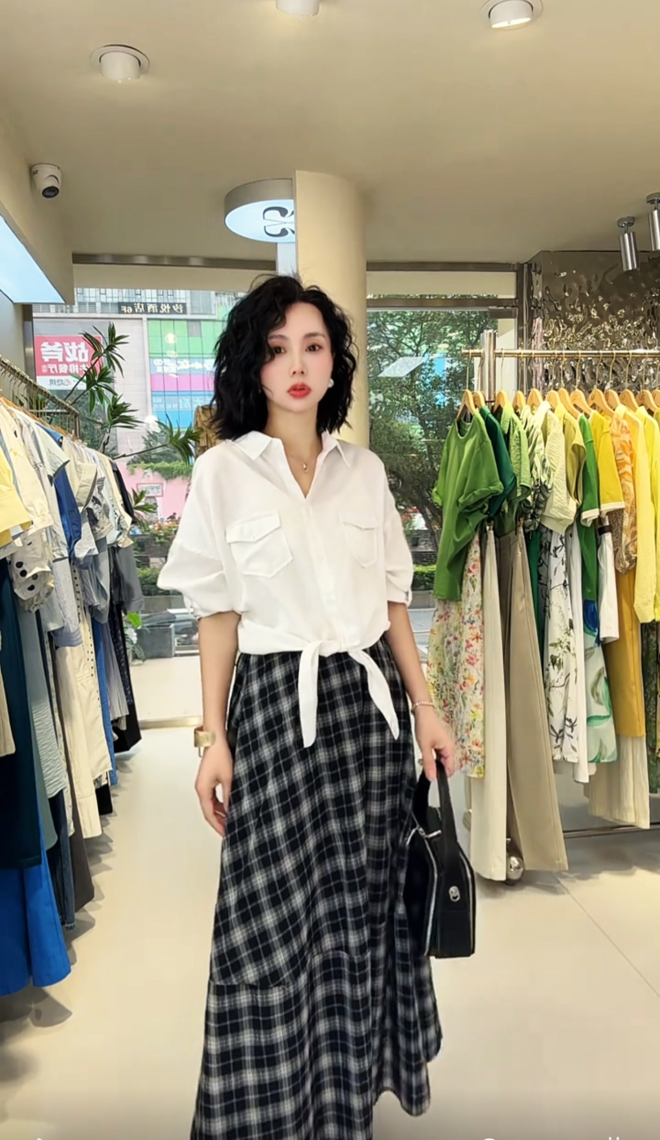 808*莱赛尔设计感复古港味衬衣