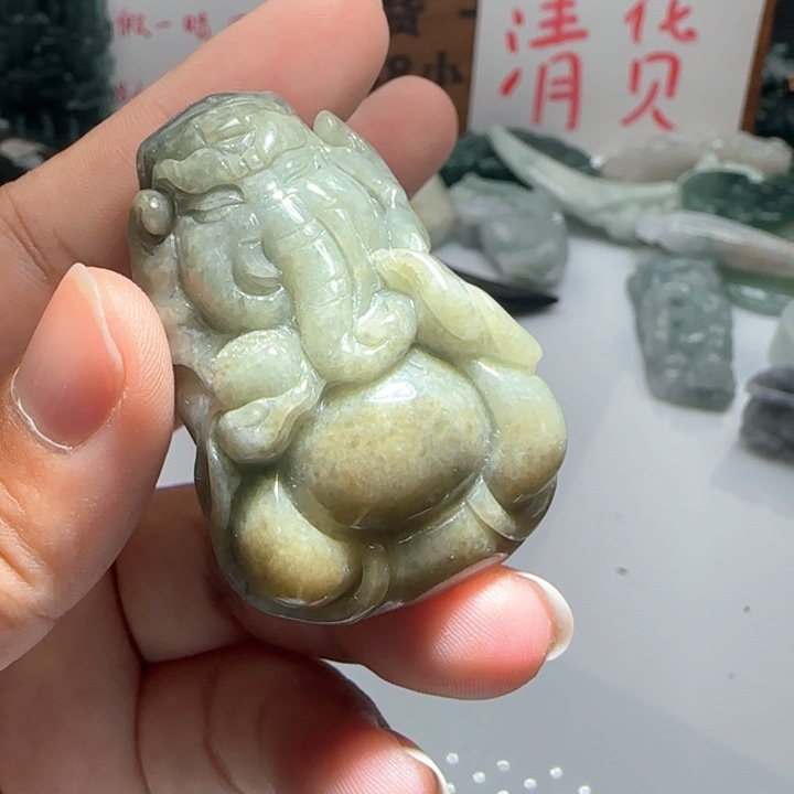 翡翠未镶嵌颈饰保真天然A货翡翠