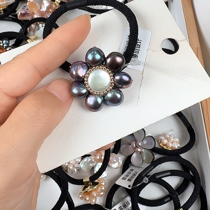 未镶嵌发饰淡水珍珠