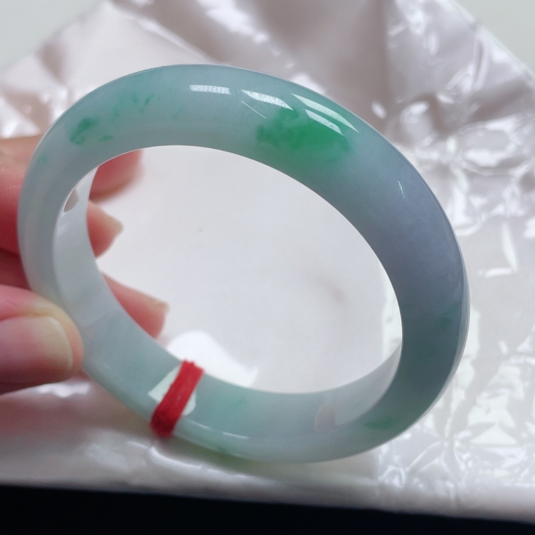 翡翠手镯未镶嵌亚*缅甸翡翠