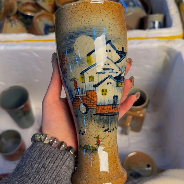 瓷片景德镇陶瓷手工手绘