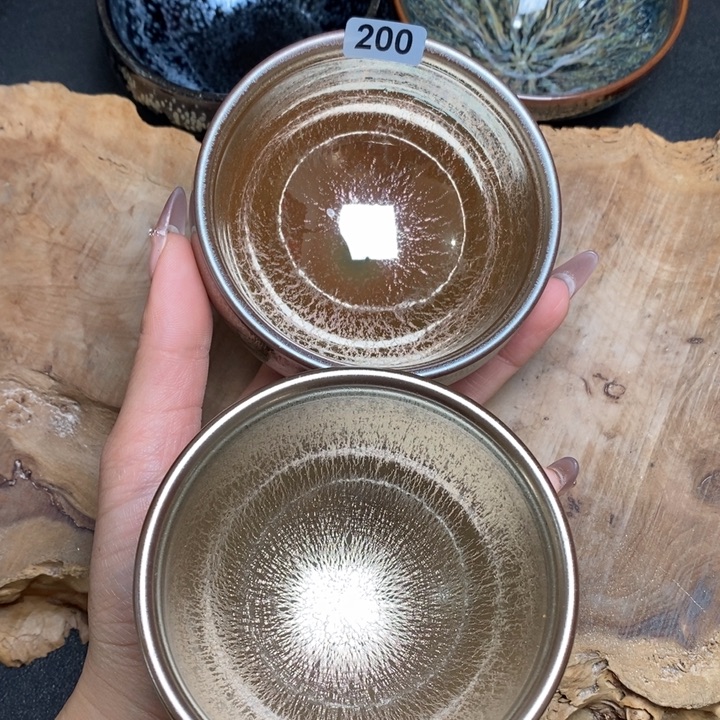 茶盏建窑建盏主人杯200微瑕