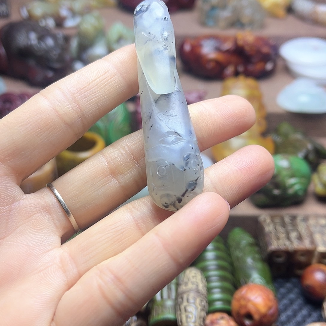 白玉菩提吊坠33。。