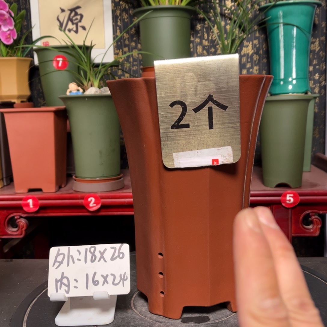 紫砂花盆紫砂花盆