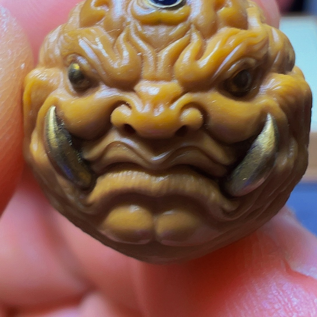吊坠猴头核桃精修执欲恶僧尺寸18