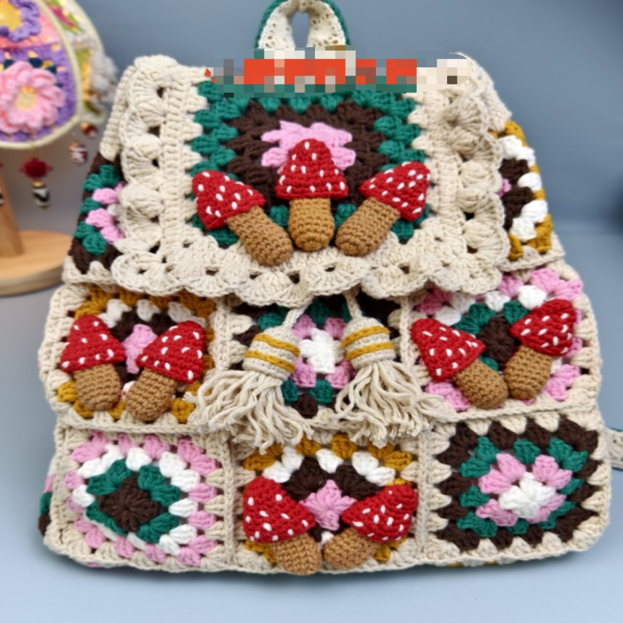 小蘑菇双肩包教程