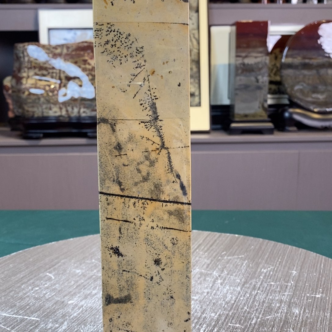 石材广西国画石草花石