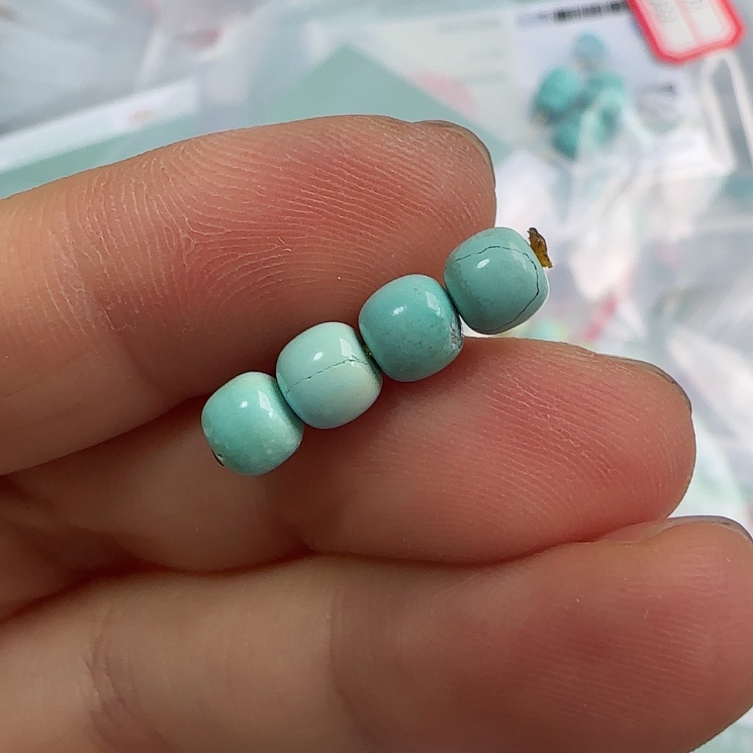 绿松石珠宝半成品未镶嵌