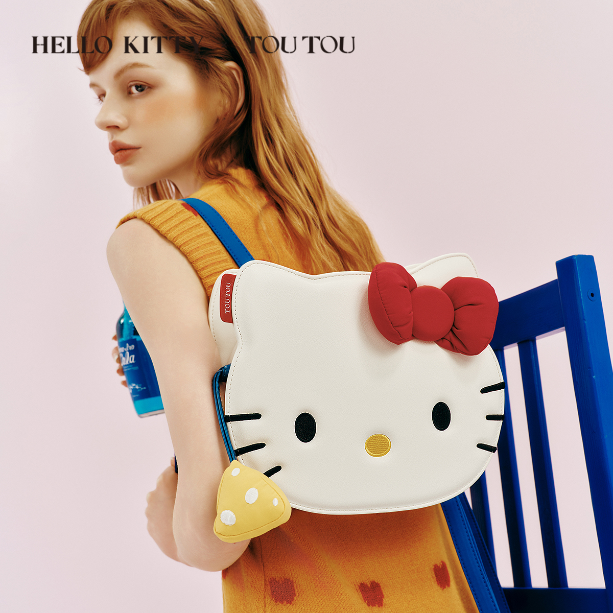 toutou【hellokitty三丽鸥正版授权】KT猫双肩包可爱大容量背包礼物