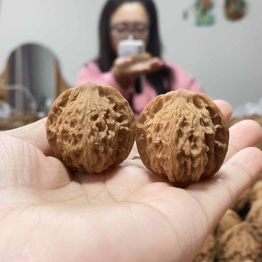 吊坠文玩核桃平顶33+