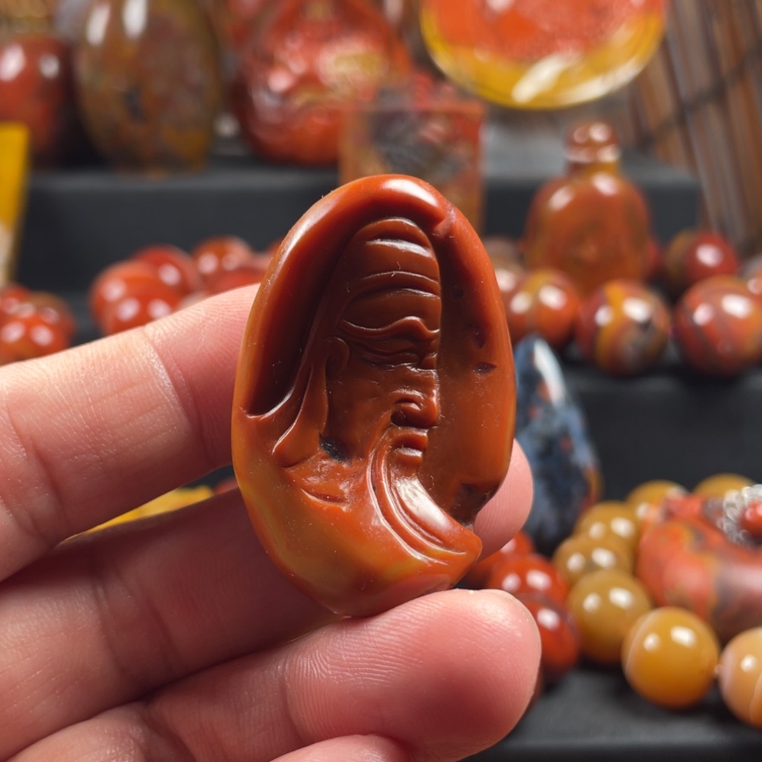 未镶嵌玛瑙/玉髓珠宝半成品