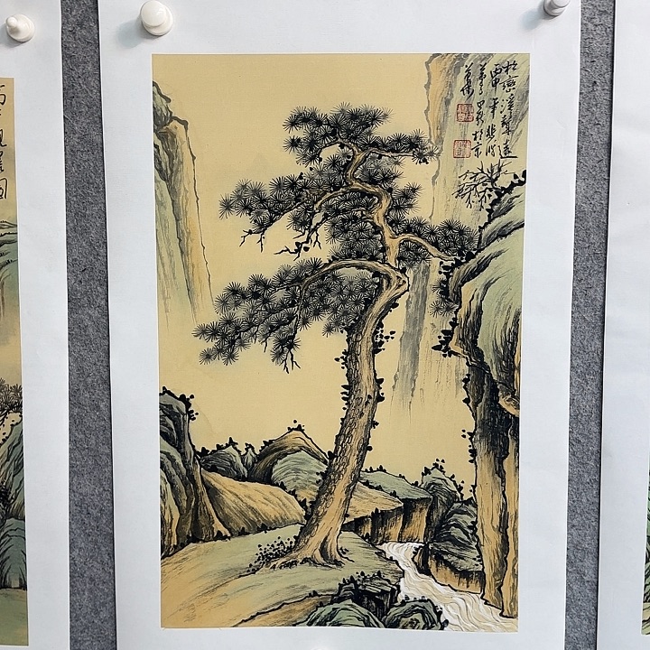 书法作品多次参加