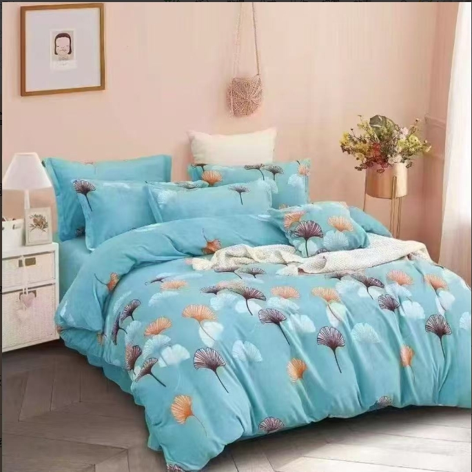 牛奶绒被罩银杏叶款【晓伟专属】