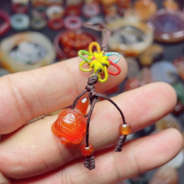 玛瑙/玉髓手机链未镶嵌