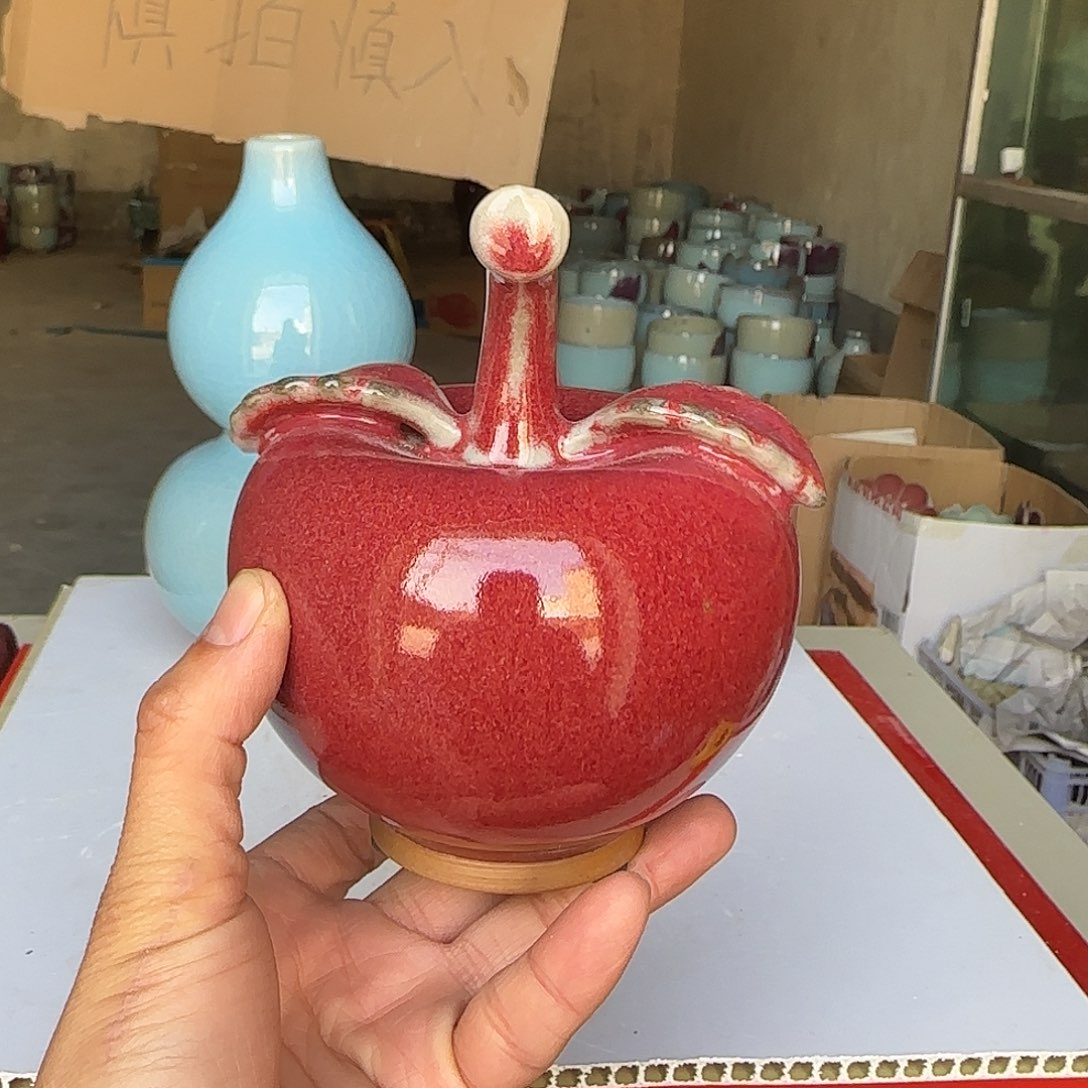 摆件陶郑家钧瓷摆件微瑕