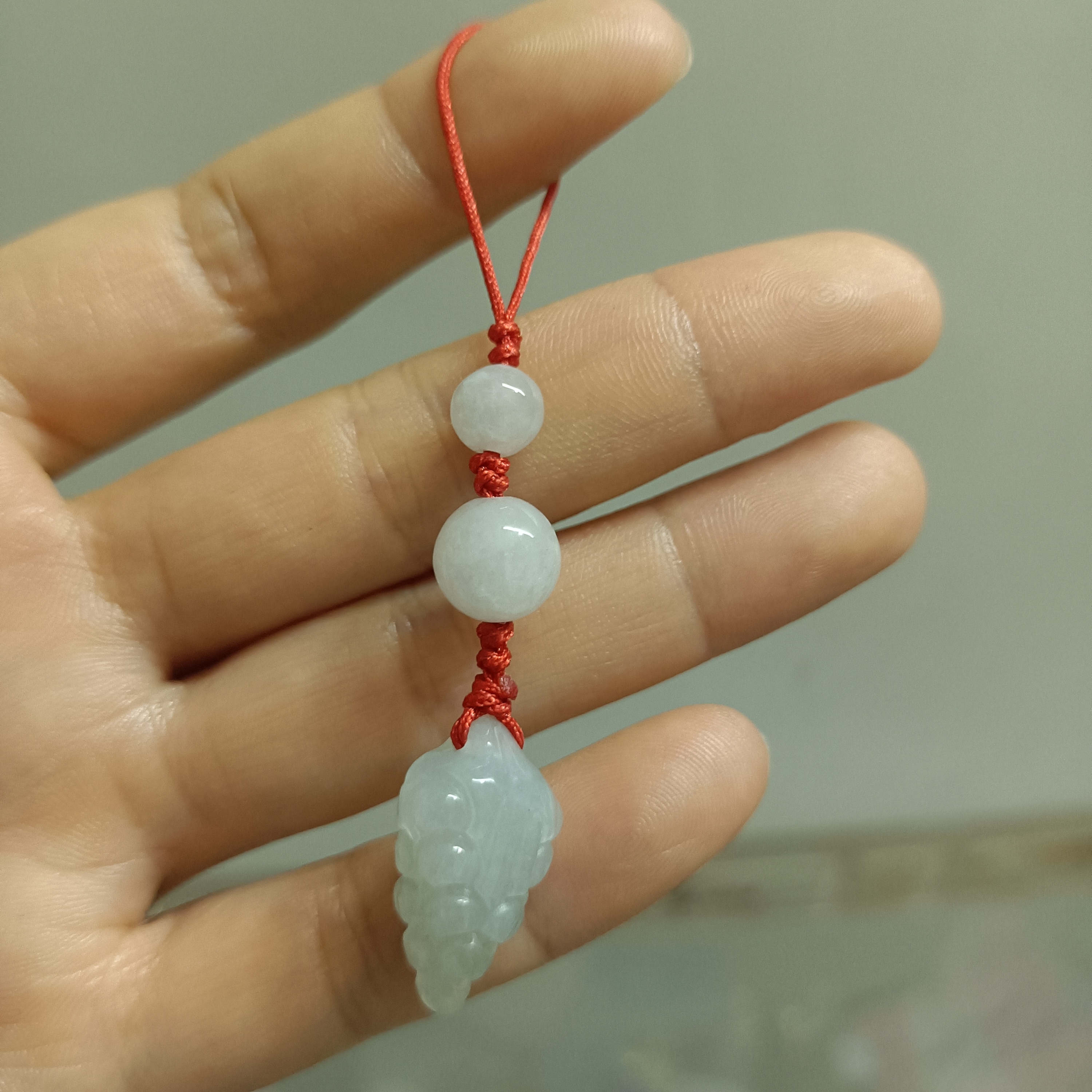 [七七]翡翠手机挂