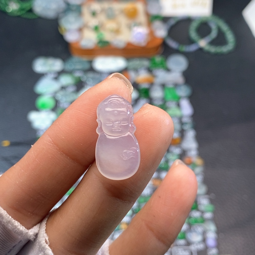 【闪购商品】翡翠挂件未镶嵌宝宝佛