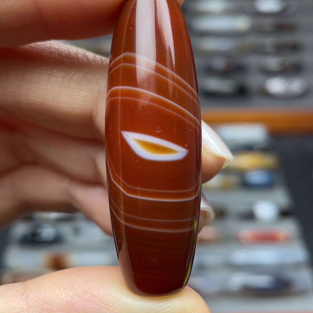 玛瑙/玉髓锁骨未镶嵌