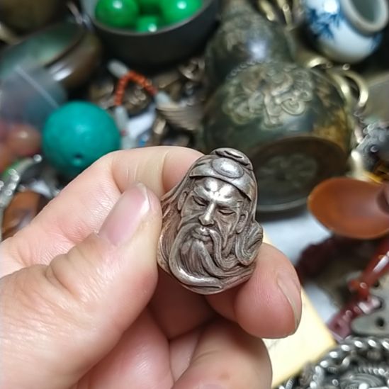 有机玻璃青****牛手把件手把件