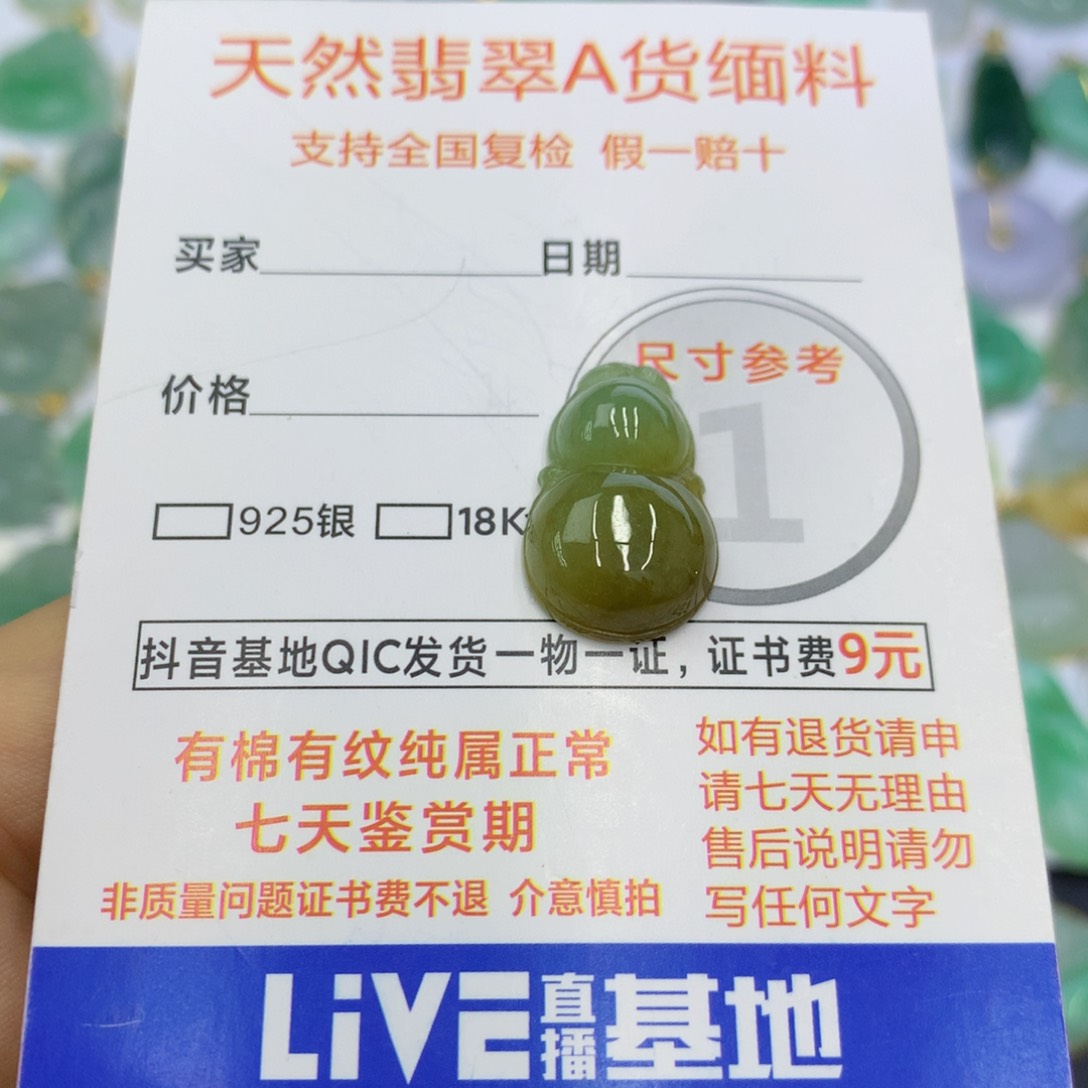 翡翠颈饰未镶嵌翡翠