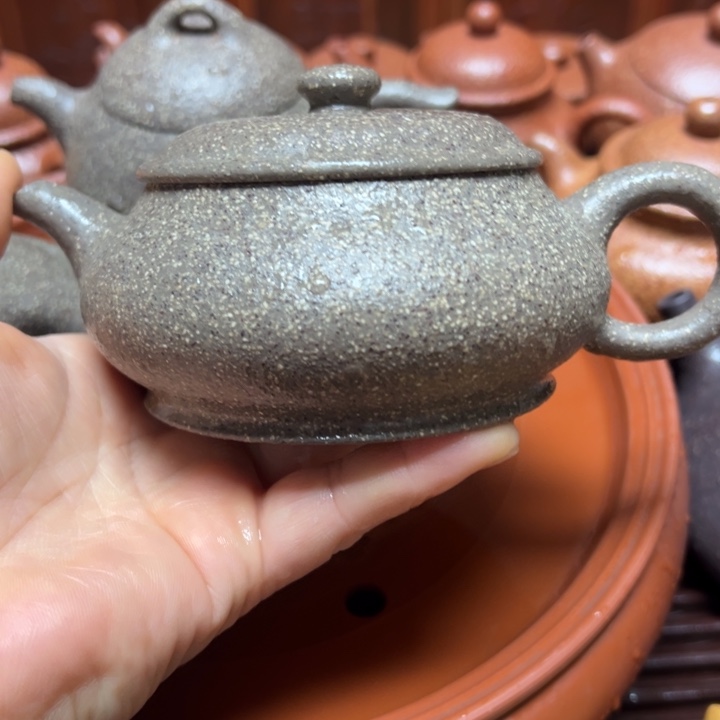 茶壶紫砂宜兴原矿龙背青